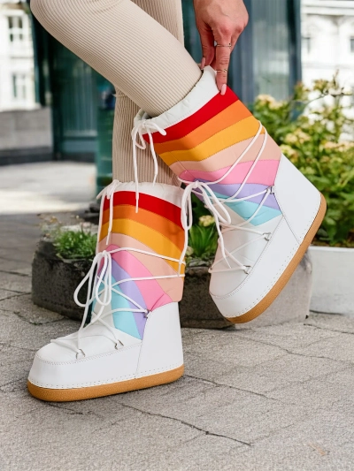 Royalfashion Women's snow boot-style shoes Tencce