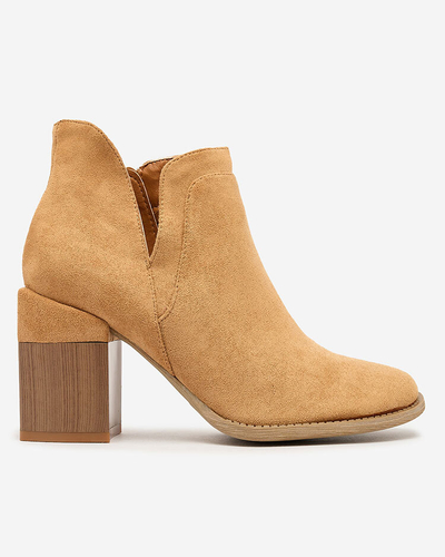Royalfashion Camel women's Ricteas stiletto boots