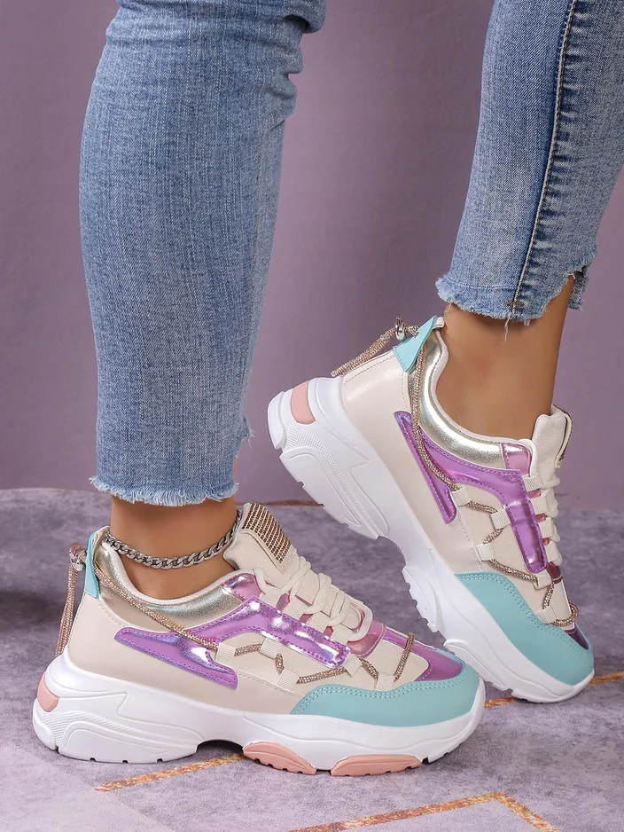 Royalfashion Colorful women's sneakers Casiia