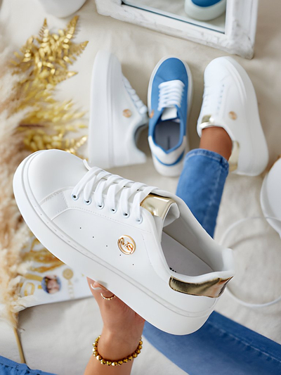 Royalfashion Women's platform sports sneakers Calomie