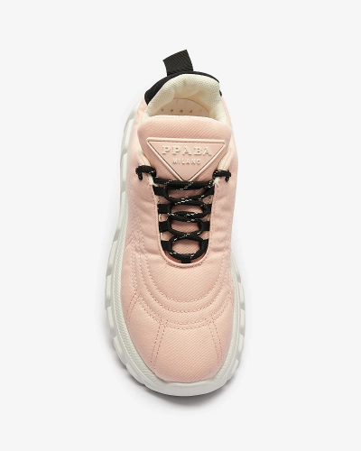 Light pink women's fabric sports shoes Riotay- Footwear