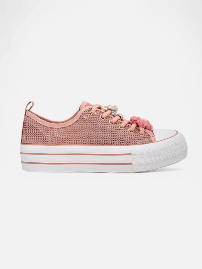 Royalfashion Sieviešu perforētie sporta apavi ar rotājumiem Osdo