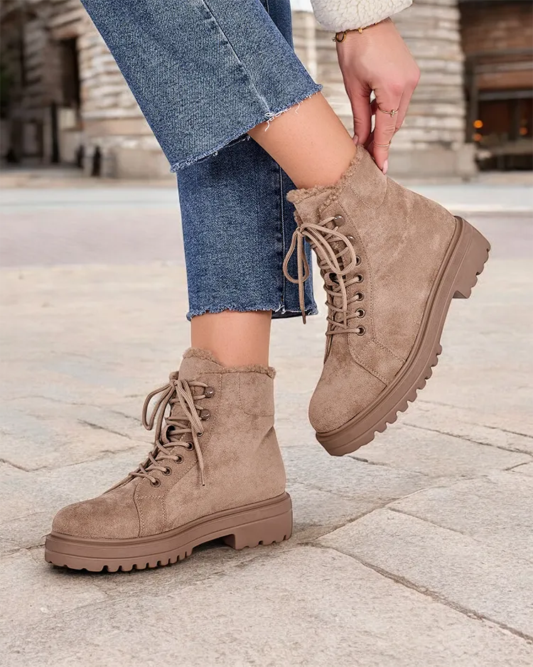 Royalfashion Women's lace-up boots Vesot