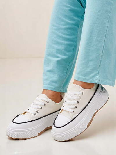 Royalfashion Women's platform sneakers Beemes