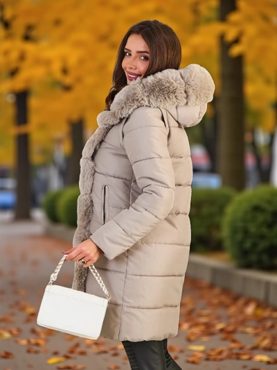 Royalfashion Sieviešu jaka ar noņemamām piedurknēm