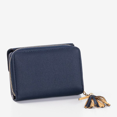Small navy blue women's wallet - Wallet 1