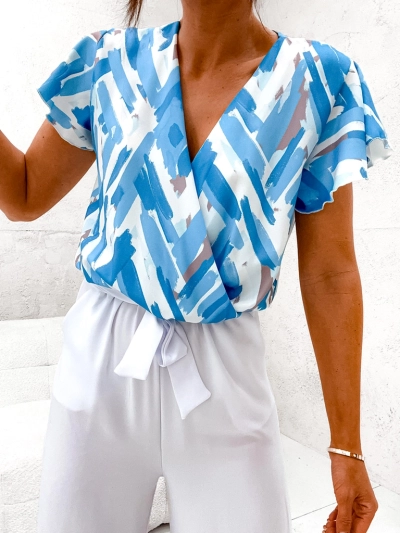 Royalfashion Garšīgs sieviešu kombinezons ar printu