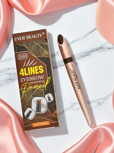 Ever Beauty Precise Brow Pen Vidēji brūns 24H
