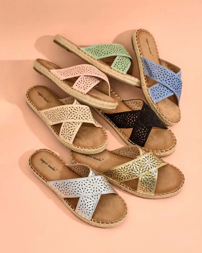 Royalfashion Sieviešu Tivona flip-flops ar plakanu zoli