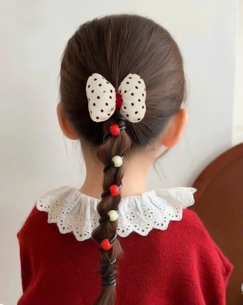 Royalfashion Matu gumija ar lenti spoles veidā