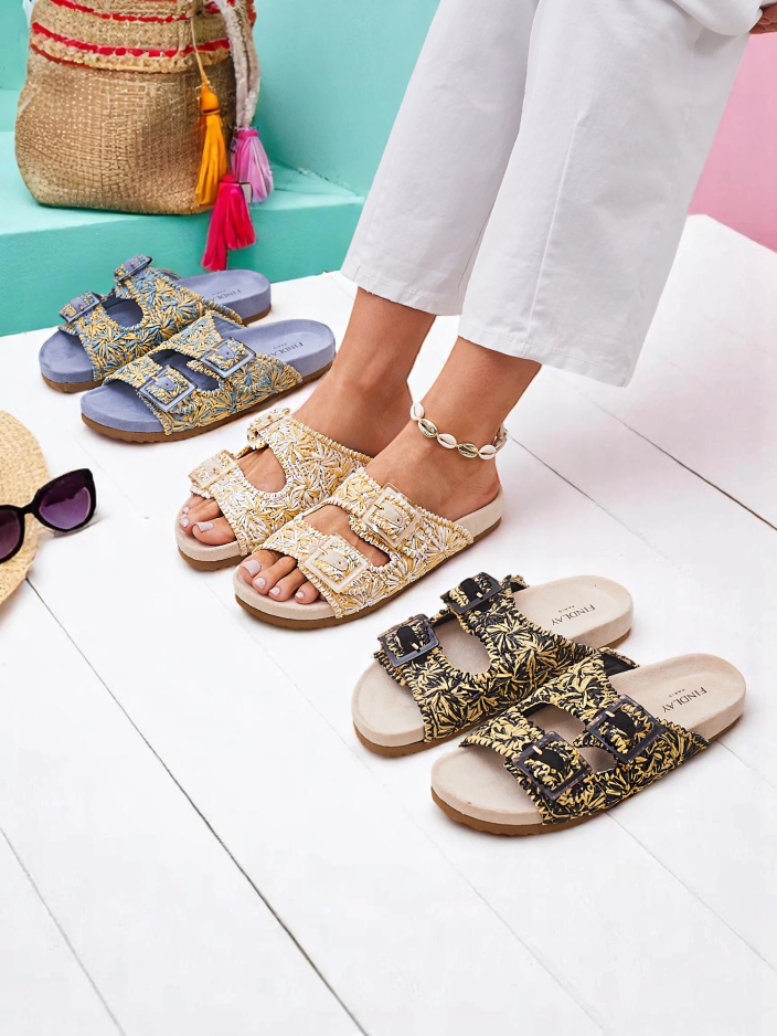 Royal Fashion Women's Buckle Sandals Samorra