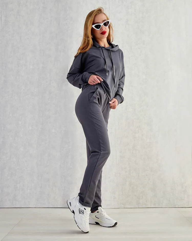 Royalfashion Хлопковый женский комплект толстовок