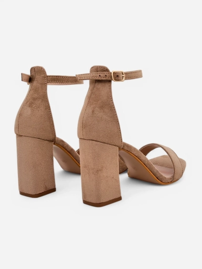 Royalfashion Sieviešu ekosuede sandales Qwadrat