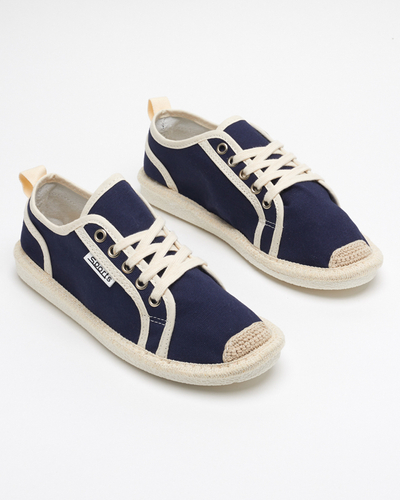 Mokida navy blue women's sneakers - Footwear