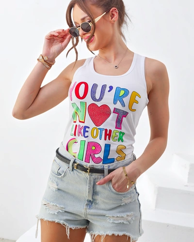 Royalfashion Women's Cotton Tank Top with Straps and Unique Prints