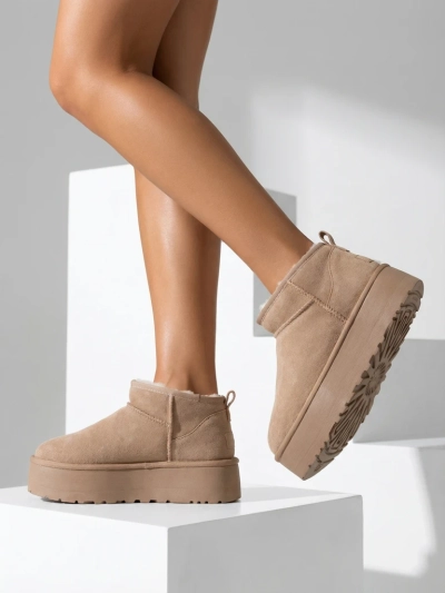 Royalfashion Women's short boots a'la snow boots Ozozi