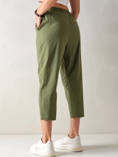 Royalfashion Straight women's fabric trousers 7/8