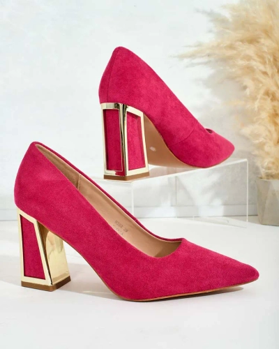 Royalfashion Women's pumps with decorative heel Badilla