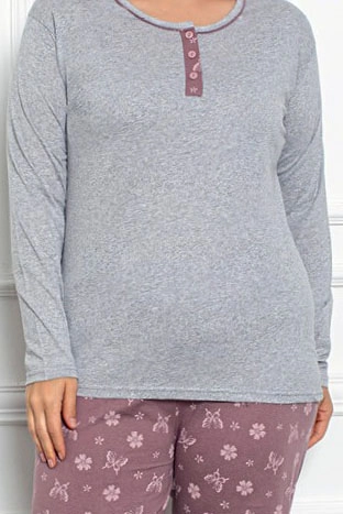 Royalfashion Women's Cotton 2-Piece Butterfly Pajama PLUS SIZE