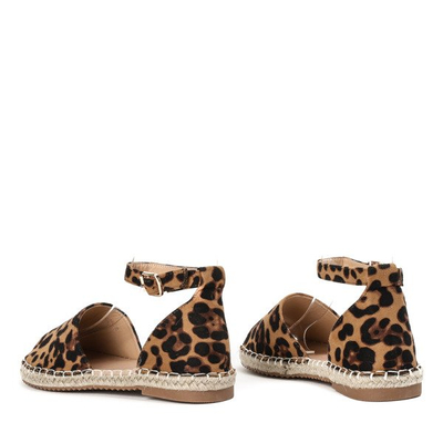 Panther espadrilles with cutout Royal - Footwear