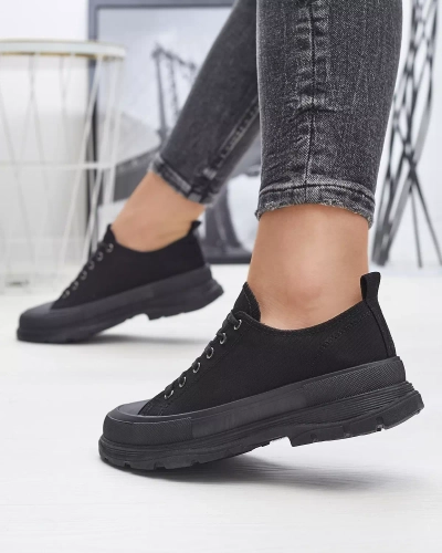 Black women's sports sneakers Ohema - Footwear
