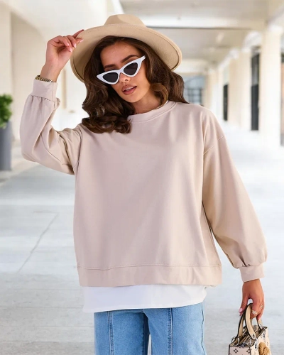 Royalfashion Sieviešu kokvilnas plānais džemperis