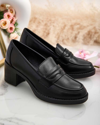 Royalfashion Women's moccasins on a high post Lipo