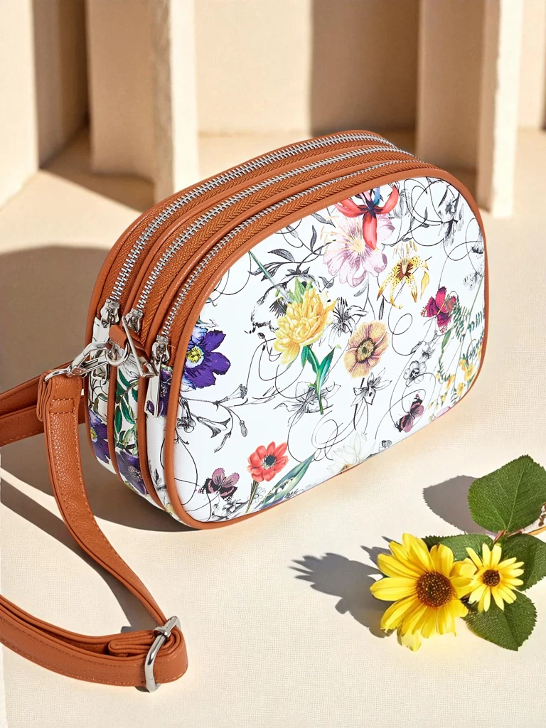 Royalfashion Mazā sieviešu rokassomiņa no ekoādas Floriana