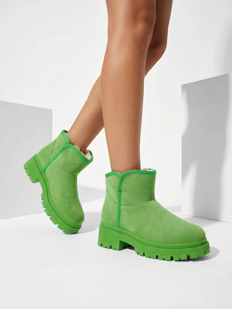 Royalfashion Short boots a'la snow boots for women Hozises