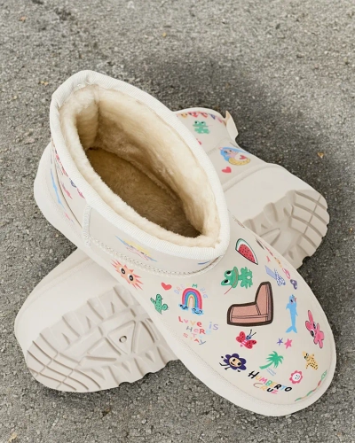 Royalfashion Īsie sieviešu sniega zābaki ar Hanaga uzlīmēm