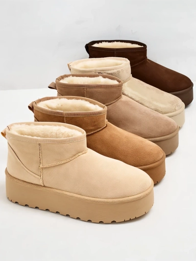 Royalfashion Women's platform snow boots a'la Dagodo