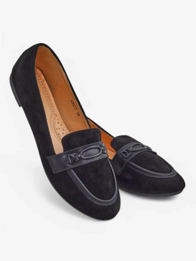 Royalfashion Sieviešu ekoloģiskās zamšādas mokasīni Zammei