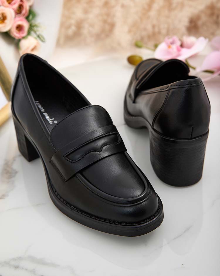 Royalfashion Women's moccasins on a high post Lipo