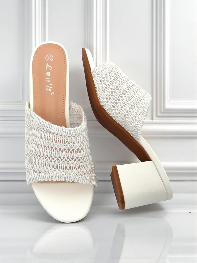 Royalfashion Women's Heeled Mules Sole Bloom