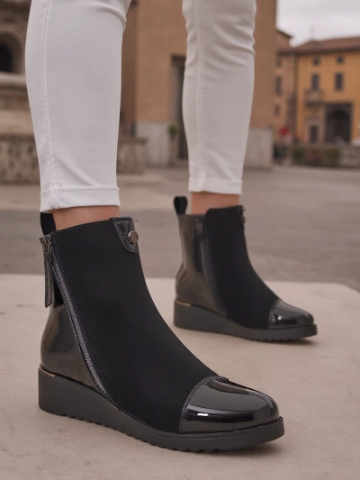 Royalfashion Women's Worker Ankle Boots Volio