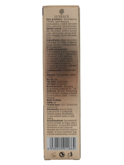 Luxelux ūdensizturīgs acu zīmulis 1ml