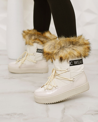 Royalfashion slip-on zābaki a'la sniega zābaki sievietēm GMILLO