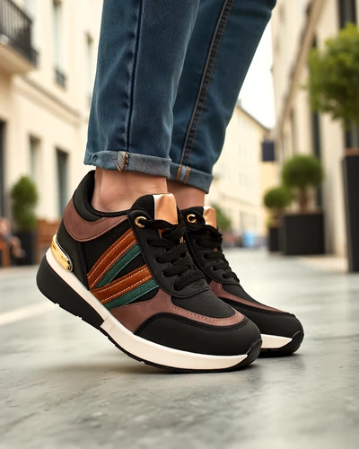 Royalfashion Sieviešu sporta apavi ar slēpto papēdi Venixxe