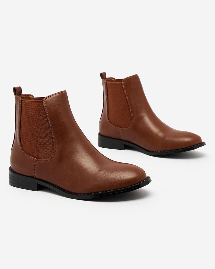 Royalfashion Melni sieviešu zābaki a'la sztyblety ar rotājumiem Ederte