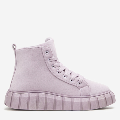 Violet women's sports sneakers Omalin - Footwear