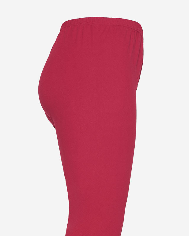 Женские бамбуковые леггинсы Maroon PLUS SIZE - Одежда