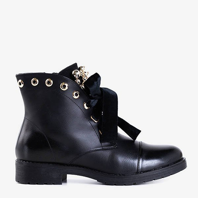 Black bags with Havelte decorations - Footwear