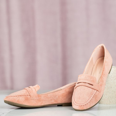 Pink moccasins with round toe Francis - Footwear 1