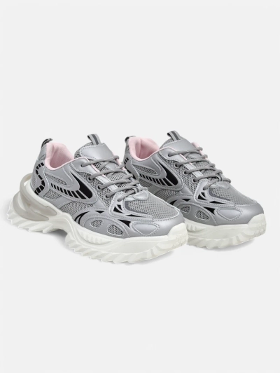 Royalfashion Women's sporty sneakers on a thicker sole Annete