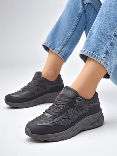 Royalfashion Women's sport sneakers on a thicker sole Moderax