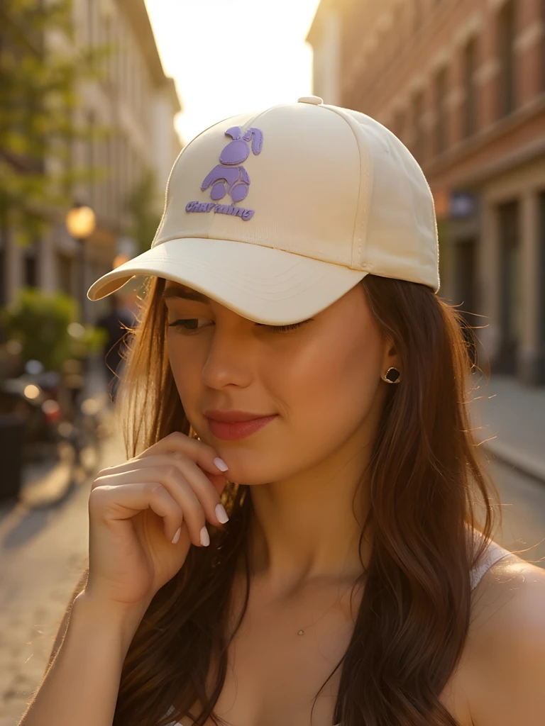 Royalfashion Кепка с нашивкой в виде подмигивающего кролика