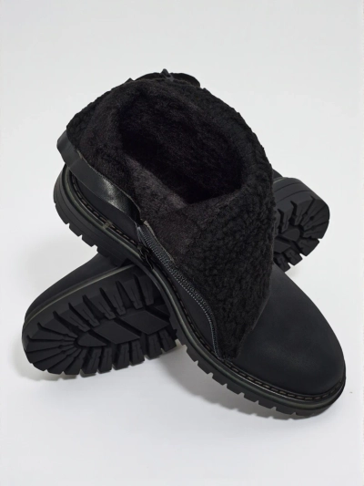 Wyższe botki kobiete eko suede Liora