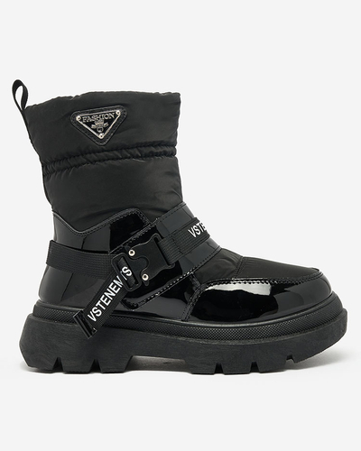 Royalfashion Women's snow boots in black Fiellar