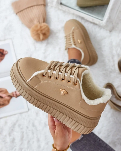 Royalfashion Warmed women's sneakers with fur Noxu