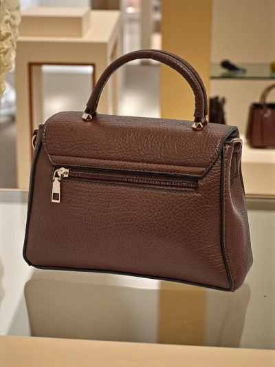 Small women's eco-leather handbag Celoura